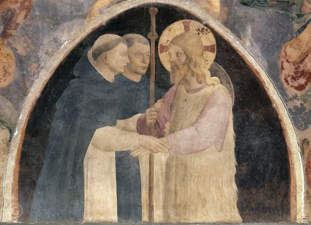Christ as a Pilgrim Welcomed by Two Dominicans, Fra Angelico