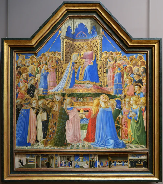 Le Couronnement de la Vierge, Fra Angelico