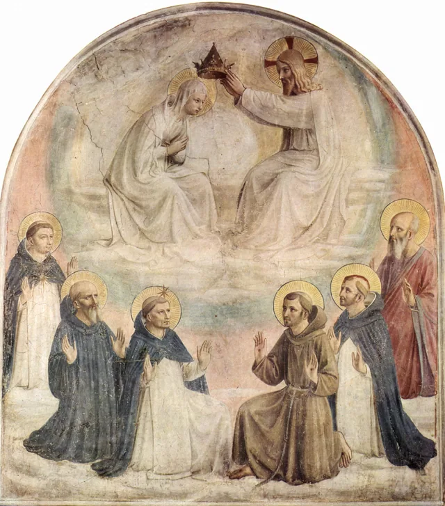 The Coronation of the Virgin (cell 9), Fra Angelico