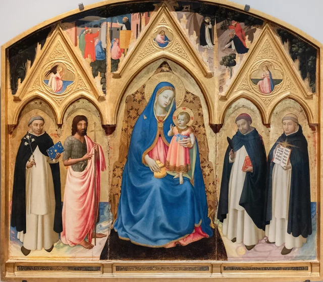The Saint Peter Martyr Triptych, Fra Angelico