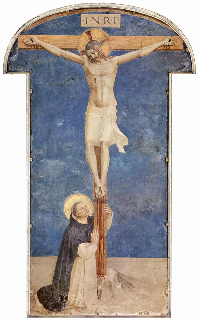 Saint Dominic Adoring the Crucifixion, Fra Angelico