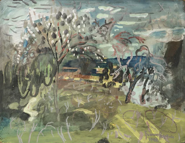 Cerejeira em The Croft, Bradford on Tone, Taunton, Frances Hodgkins