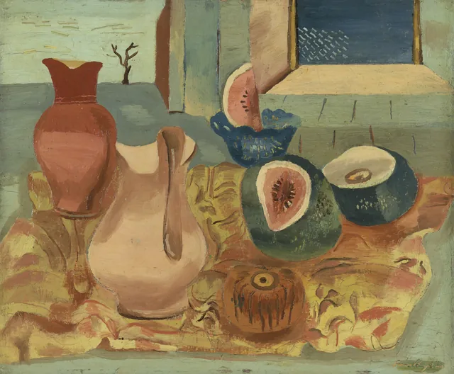 Melões cortados, Frances Hodgkins