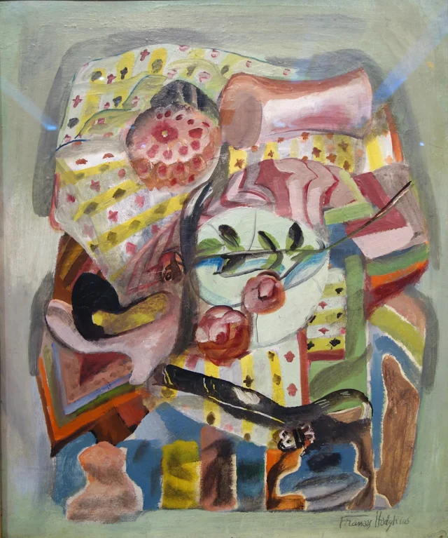 Autorretrato: natureza-morta, Frances Hodgkins