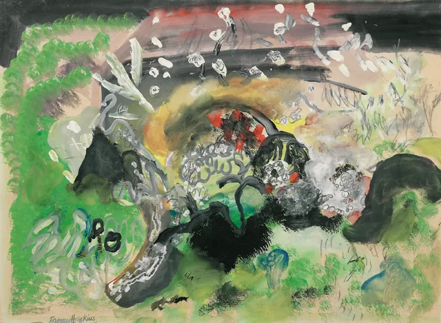 Primavera em Little Woolgarston, Frances Hodgkins