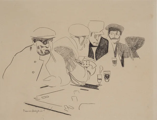 Os jogadores de cartas, Frances Hodgkins