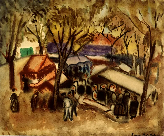 O parque de diversões à beira-mar, Frances Hodgkins