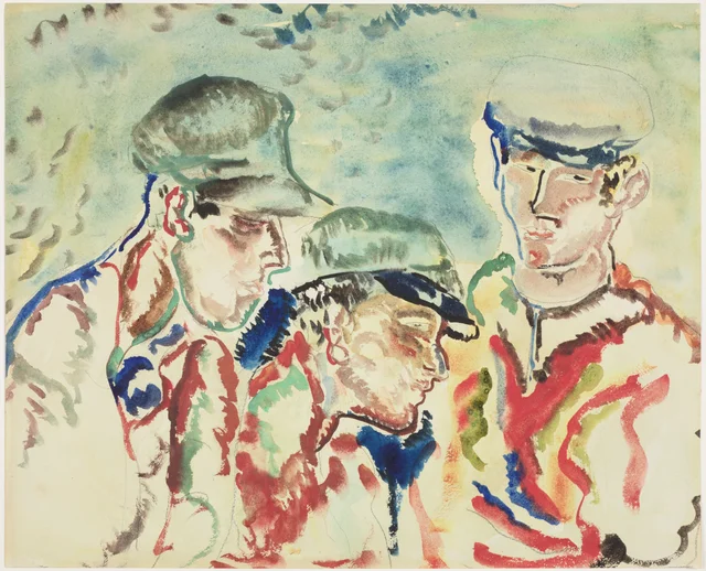 Três meninos pescadores, Frances Hodgkins