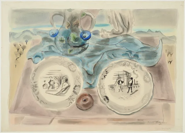 Dois pratos, Frances Hodgkins