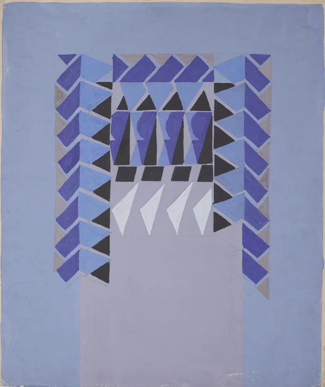 Sem título (desenho têxtil nº I), Frances Hodgkins