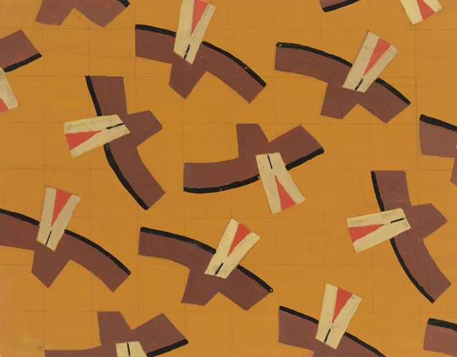 Sin título (diseño textil n.º III), Frances Hodgkins