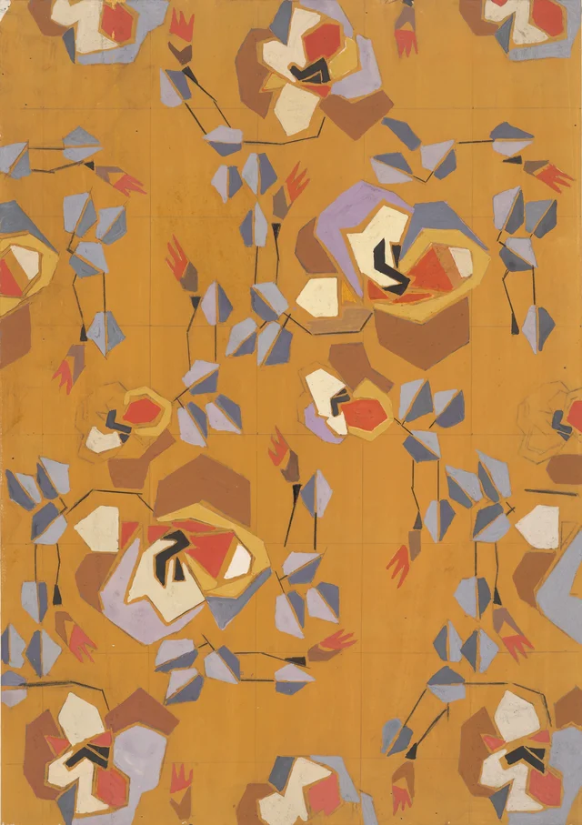 Sin título (diseño textil n.º VII), Frances Hodgkins