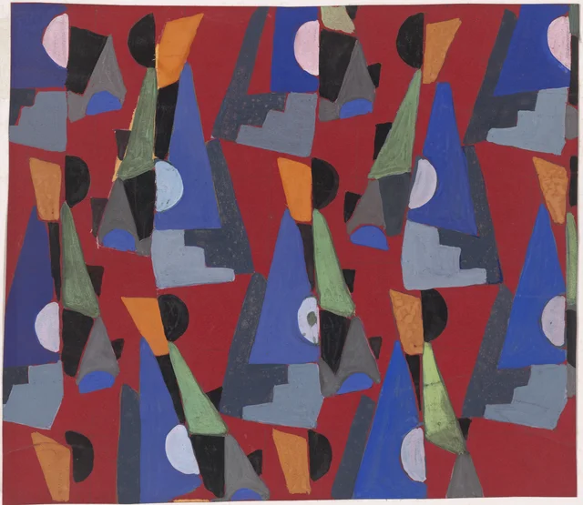 Sem título (desenho têxtil nº VIII), Frances Hodgkins