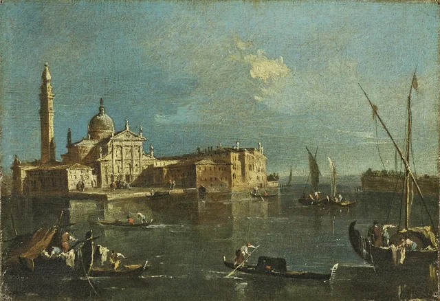 The Church of San Giorgio Maggiore in Venice, Francesco Guardi