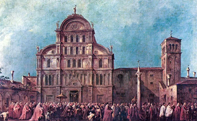 The Doge's Procession to the Church of San Zaccaria on Easter Day
