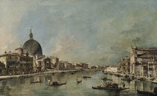 El Gran Canal con San Simeone Piccolo y Santa Lucia