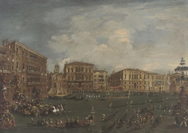 Regatta in Volta di Canal, Francesco Guardi