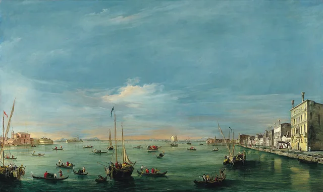 View of the Giudecca Canal and the Zattere, Francesco Guardi
