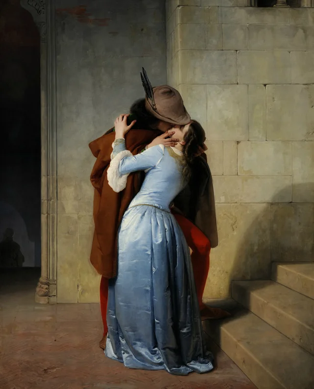 El beso, Francesco Hayez