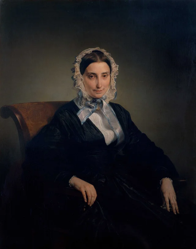 Retrato de Teresa Manzoni Stampa Borri