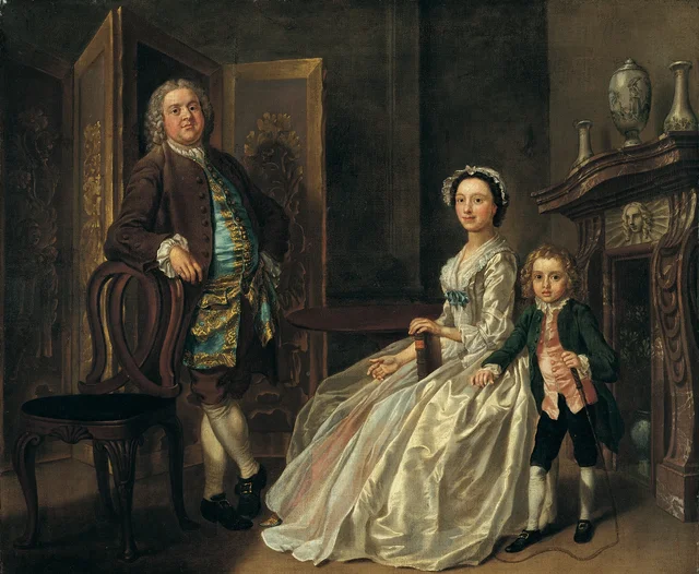 Grosvenor Bedford y su familia, Francis Hayman