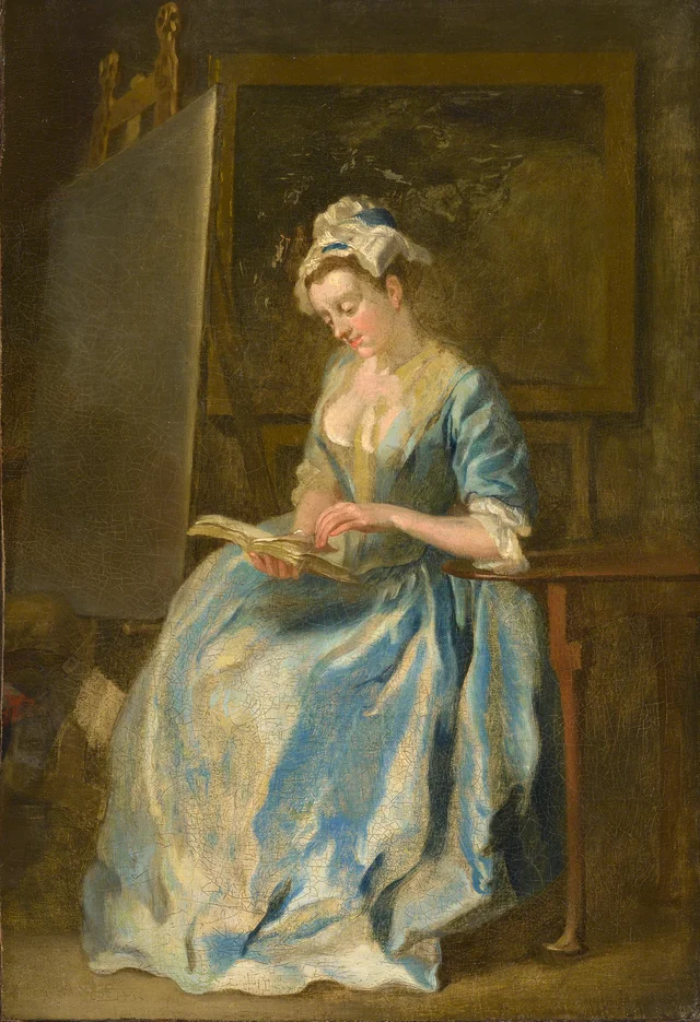 Portrait of a Lady (probably the Wife of the Artist), Francis Hayman