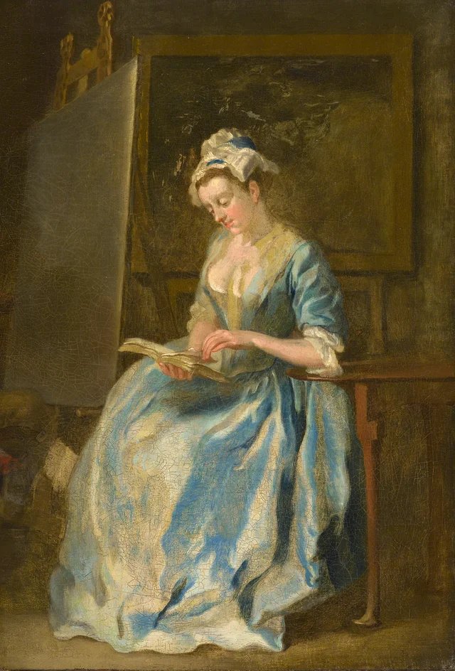 Retrato de dama (probablemente la esposa del artista), Francis Hayman