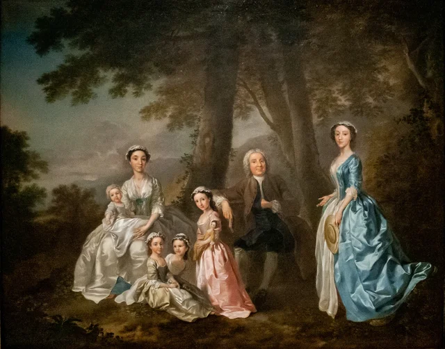 Samuel Richardson, the Novelist (1684-1761), Seated, Surrounded by His Second Family, Francis Hayman