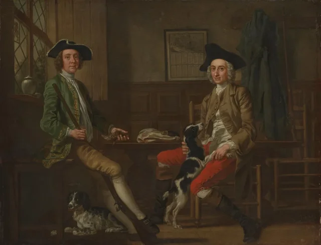Thomas Nuthall and His Friend Hambleton Custance, Francis Hayman