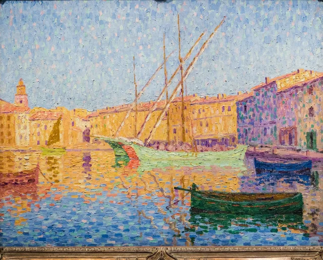 Le Port de Saint-Tropez, effet de soleil