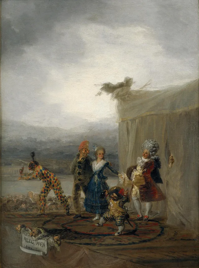 The Strolling Players, Francisco de Goya
