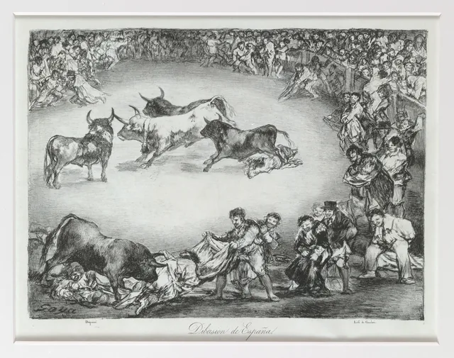 Spanish Entertainment from the 'Bulls of Bordeaux', Francisco de Goya