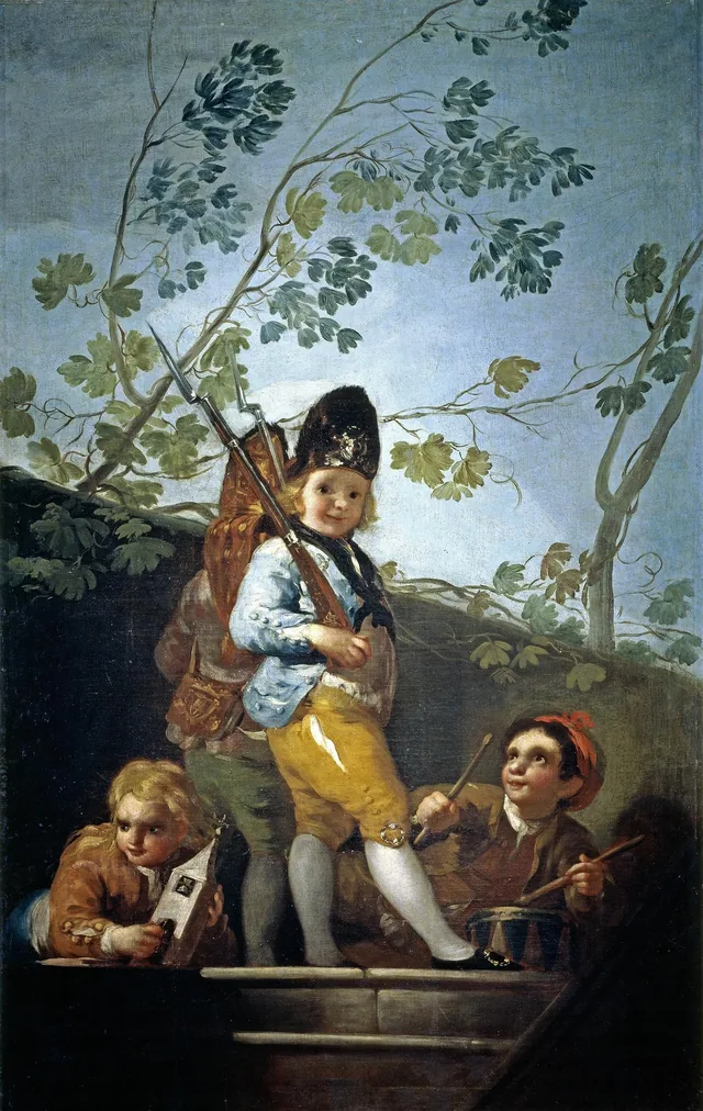 Enfants jouant aux soldats, Francisco de Goya