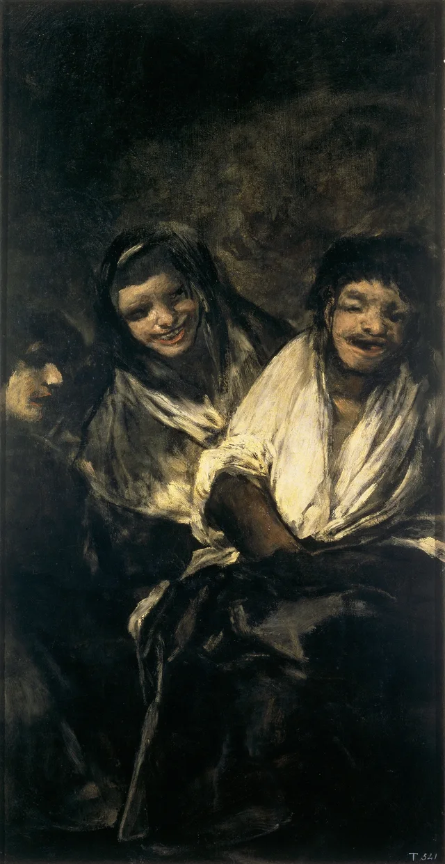 Man Mocked by Two Women, Francisco de Goya