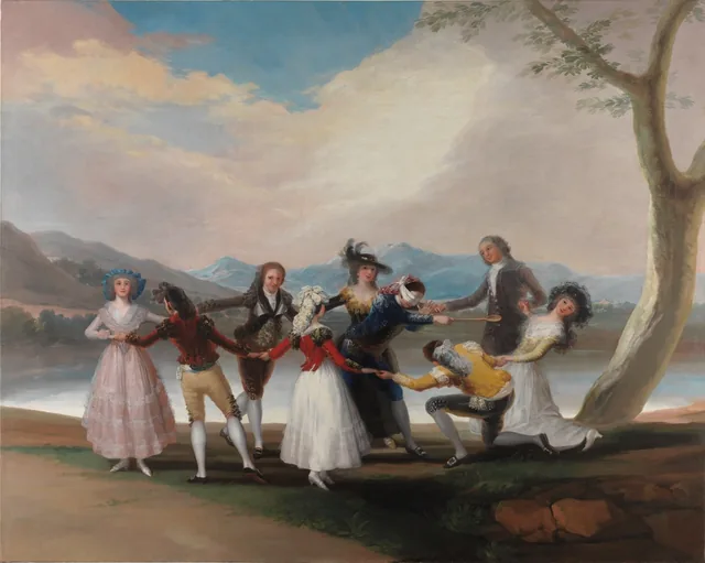 La Poule aveugle, Francisco de Goya