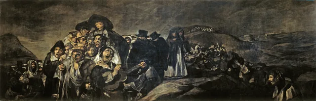 Le Pèlerinage à l’ermitage de San Isidro, Francisco de Goya