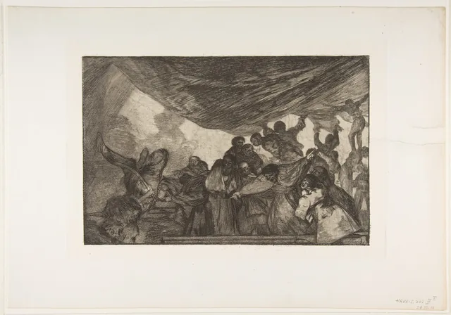 Clear Folly, from "The Disparates" (Follies / Irrationalities), Francisco de Goya