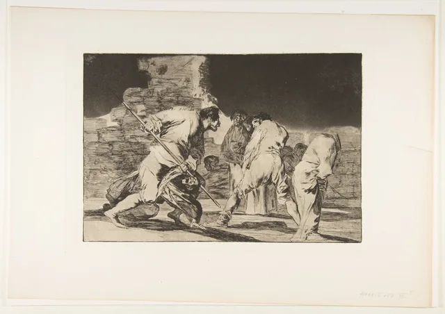 Les Disparates : Disparate cruel, Francisco de Goya