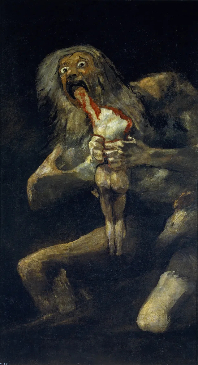 Saturne dévorant un de ses enfants, Francisco de Goya