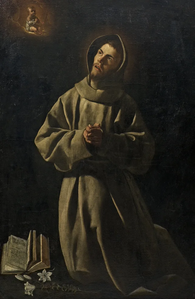 Aparición del Niño Jesús a san Antonio de Padua, Francisco de Zurbarán