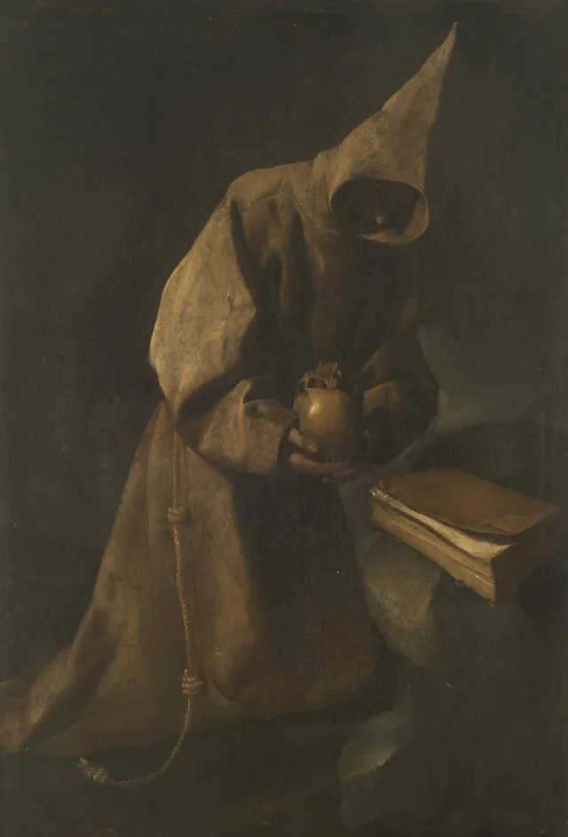 Saint François en méditation, Francisco de Zurbarán