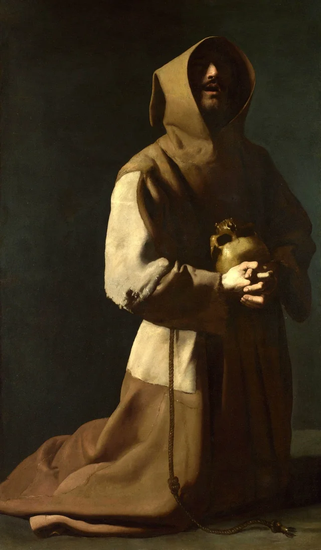 Saint François en méditation, Francisco de Zurbarán
