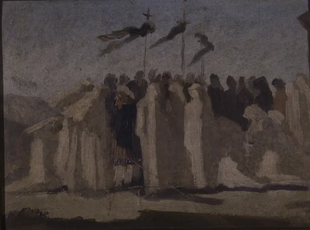 Cena no deserto, Francisco Laso