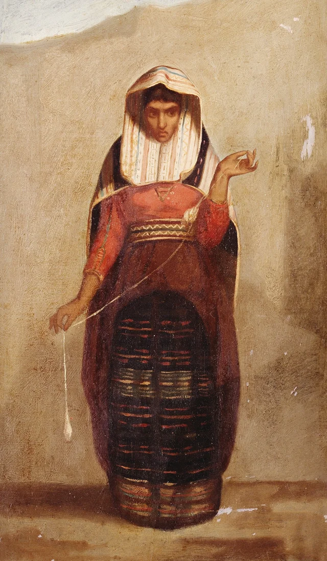 La hilandera