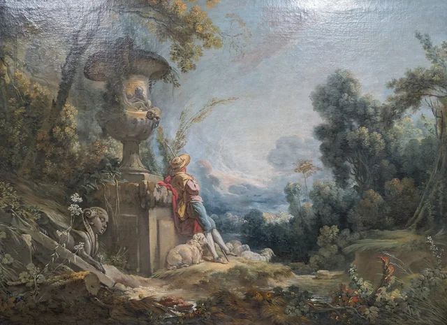 Shepherd Watching his Flock