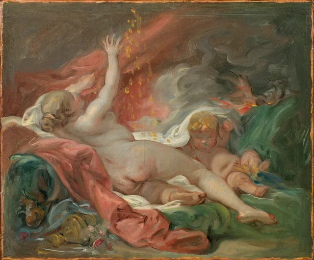 Danaë and the Shower of Gold. Study