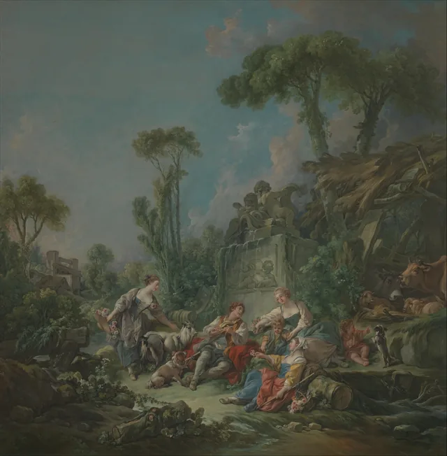 Shepherd's Idyll, François Boucher