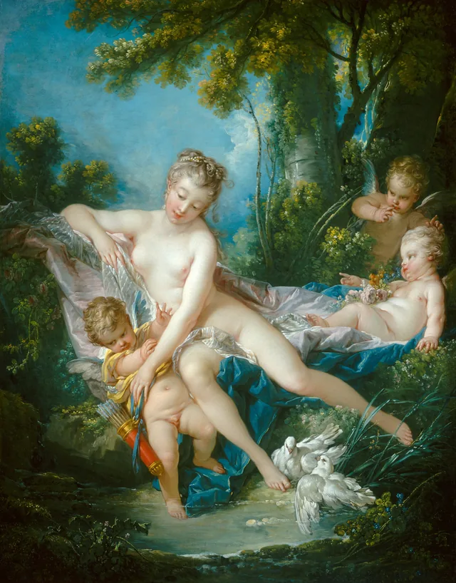 Venus Consoling Love, François Boucher