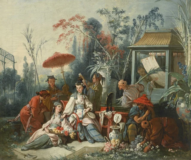 El jardín chino, François Boucher