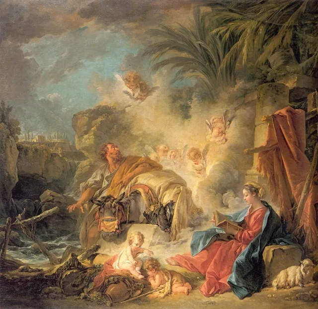 Rest on the Flight into Egypt, François Boucher